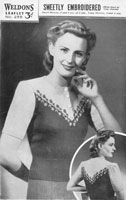 vintage ladies fair isle knitting pattern fopr jumper 1940