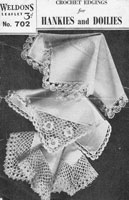 crochet mats 1940 pattern