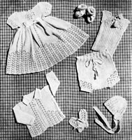 lovely layette from 1940s