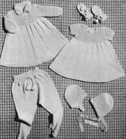 baby layette late 1940s