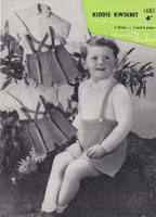 boys trouser suit toddler jumper and shorts set vintage knitting pattern 1940s