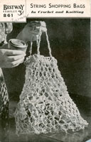 Ladies knitted bag