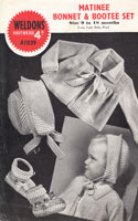 vintage matinee set knitting pattern 1940s