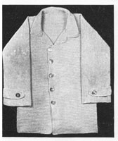 vintage 1914 first world war crochet bed jacket service men