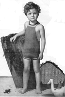 todlers swim suit knitting pattern from 1935 to fit 2-4 years