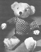vintage bobby bear jumper and shorts set 1950s