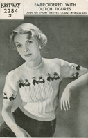 ladies vintage fair isle knitting patterns