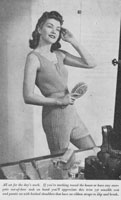 vintage ladies vest and knickers knitting pattern 1940s