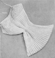 vintage vest or spencer knitting pattern 1940s