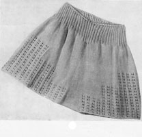 vintage knitting pattern for french knickers 1940s
