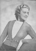 vintage ladies knitting pattern for cardigan from 1938