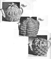 vintage knitting pattern for tea cosies from 1940s