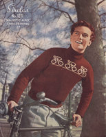vintage sirdar knitting pattern 1950s