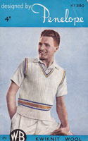vintage tennis jumper 1940s
