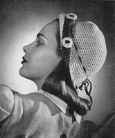 vintage ladies hat crochet pattern