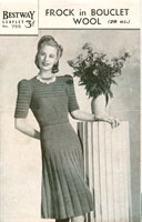 vintage ladies 1940's knitting patterns