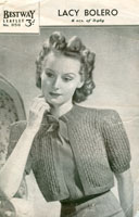 vintage ladies 1940's knitting patterns