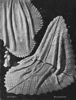 vintage baby shwal knitting patterns
