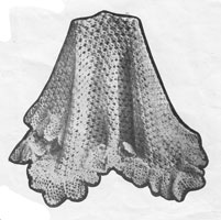 vintage crochet shawl pattern