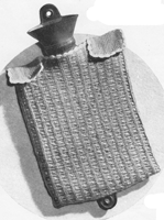 vintage hot water bottle knitting pattern from 1940s