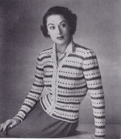 vintage knitting pattern 1949 fair isl cardigan vintage knitting pattern