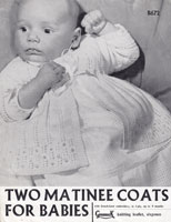 vintage baby matinee coats Greenock B672 1950