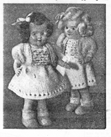 vintage little miss rosebud doll knitting pattern 1951