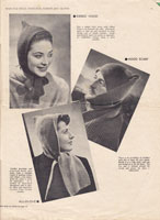 vintage wartime knitting pattern 1940's