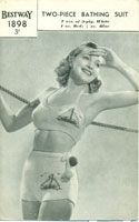 vintage ladies swim suit 1940's knitting patterns