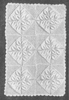 knittiing pattern cot cover