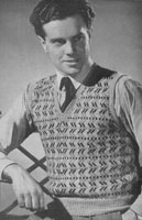 vintage mens fair isle knitting patterns 1949