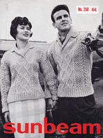 vintage ladies mens aran knitting patterns