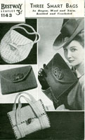 vintage hats gloves and bags knitting patterns