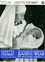 vintage baby clothes knitting pattern