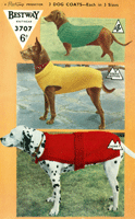 vintage knitted dog coats