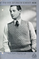 vintage men's knitting patterns from the Retro Knitting Company