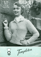 Lovely thick-knit cardigan, with or without collar